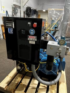 60 HP MTS #510.30, hydraulic power supply, 30 gpm, 3000 psi, 460 V., water cooled heat exchanger