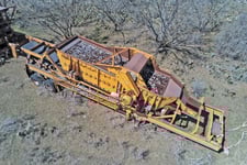 72" x 20' Eagle-Simplicity 3620, 3-deck horizontal screen, 40 HP, approx 1991