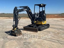 John Deere 30G, Crawler Excavator, 298 hours, S/N: 268036, 2021