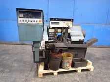 10" x 11" Amada #HDA-250, Horizontal Band Saw, 1" width x 138" L x 0.04" thick Blade, 230/460 V, 1985