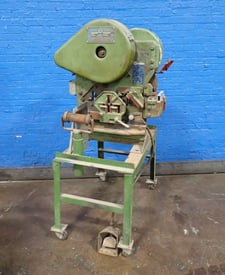 3" x 3" x 5/16" Mubea #Junior-BF-10, Ironworker, w/Foot Pedal, 230 V