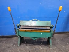 4' Haian Teaching Equipment #WH06-2.5X1220, Hand Folding Machine, 2.5 mm Bending thickness, 2006
