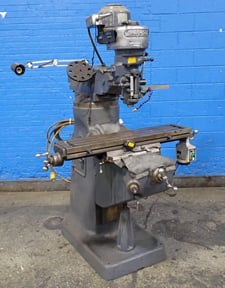 Bridgeport, Vertical Mill, w/Attached Light, 9" x 42" Table, 1 HP, 220/440 V
