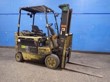 8000 lb. Hyster #E80Z, Electric Forklift, 4.5" x 48" Forks, 137.8" Lift height, 91" Mast height, 24" Load