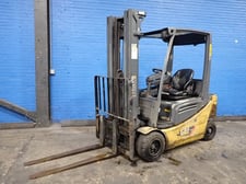 Caterpillar, Electric Forklift, 4" x 47" Side-Shifting Forks, 85" Mast height, 18885 hours, Will Not Function