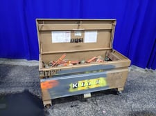 .5-1.5 Ton, Hoists, w/Assorted Pullers & Job Box, 35+ Qty.