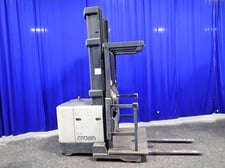 3000 lb. Crown #SP3020-30, Electric Stand-Up Forklift, 4" x 42" Forks, 276" Lift height, 120" Mast height