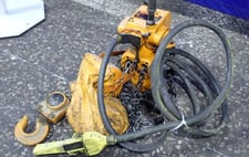 2 Ton, Harrington #TCR-2000P2, Air Hoist, w/Pendant Control, 60-90 psi