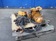 5 Ton, Harrington #ES2-467, Electric Hoist, 3.2 mph, 15.8 Amps, 220/440 V