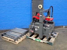 3M #8000A, Case Sealing System, w/(2) Conveyors, Top & Bottom Tape Head, 120 V, 2021