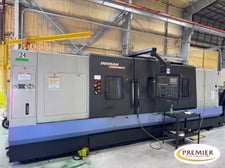 Daewoo Doosan #Puma-480XL, heavy duty lathe, Fanuc i, 35.4" swing, 6.5" bar, 10 turret stations, 2012
