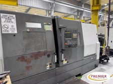 SMEC #SL-45/2200BB, CNC turning center, Fanuc 0iTD, 30.5" swing, 24.80" swing over cross slide, 24" chuck