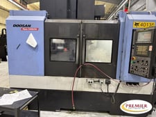 Daewoo Doosan #Mynx-5400/50, CNC vertical machining center, Fanuc Control, 40.2" X, 21.3" Y, 20.9" Z, 24