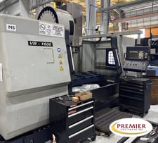Ecoca #VB-1600, CNC vertical machining center, 3-Axis, Fanuc 0iMD, 62.9" X, 31.8" Y, 27.5" Z, 24 side mount