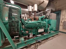 1250 KW Cummins #1250DFLC, Diesel Generator Set, 1800 RPM, 480 Volts, 1550 hours, 1994