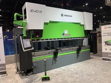 193 Ton, Ermak #EVO-4270-175, CNC hybrid press brake, 14' overall, 148.92" between housing, 10.83" stroke