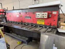 1/4" x 10' Amada #M-3060, mechanical shear, 60 SPM, 40" front operated power back gauge, squaring arm, 13