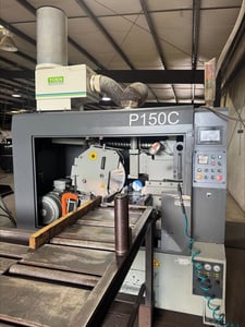 Marvel Spartan #P150, 6" CNC cold saw, 30-130 RPM, 460mm x 2.7mm blade, 20 HP, Chip Conv., 2017