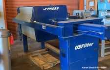 U.S. Filter #800G32-20-10DYLW, Filter J-Press, 135 sq.ft., 21" x 31" x 31" plates, 3,700 PSI Clamp, 2003