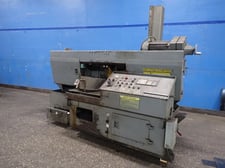 Hyd-mech #H-16A, Horizontal Band Saw, 26" x 18", 10 HP, 1755 RPM, PLC 100 Control