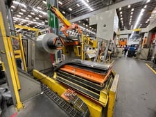 20000 lb. CWP #6.5R-48 / 48HD7, feed lines, 48" W x .093" stock, 72" OD, 19.5"-24.5" ID, (7) 2.8" roll