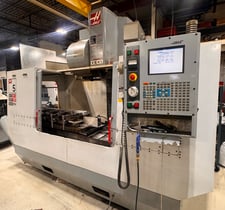 Haas #VF-5B/40, CNC Vertical Machining Center, 50" X, 26" Y, 25" Z, 10,000 RPM, CAT 40, 2-speed gearbox, Wips