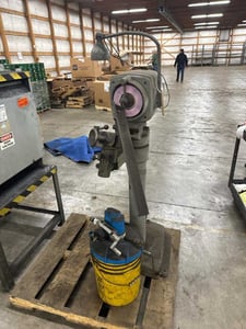 1/8" to 2-1/2" Sterling #DG, Drill Grinder w/ Stand, 24" drill length, 6" x 1" grinding wheel, 1/2 HP, 3450