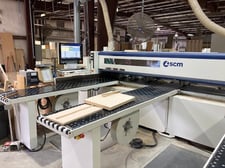 SCM Gabbiani #S95, Automatic Single-blade Beam Saw, 20 HP, 16.5" diameter, 300 FPM, Integrated PC Eye-M, 2018