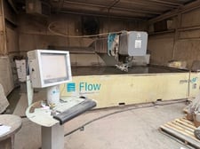 Flow #Mach-4-4020B, Waterjet, 77" x 156" x 6" travel, 94,000 PSI, 6' x 12' table, 100 HP, 5-axis Cutting