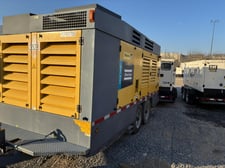 1550 cfm, 218-508 psi, Atlas Copco #XRVS1550, high pressure air compressor, 2013 hours