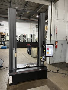 Instron #5984, 150kN extra tall & wide universal testing machine (Bluhill Universal), 75" test opening, 75"