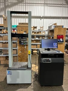 United #SFM-50kN, 10K tension & compression testing machine, 55" test opening, 21" btwn columns/screws