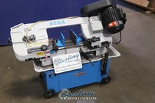 7" x 12" Acra #FHBS-712, horizontal band saw, 3/4" x 0.0032" x 95" blade, 86-260 FPM, 1 HP, 110/220 V.