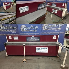 10 gauge x 10' GMC #HS-1010MD, power squaring shear, 14-18 SPM, 24" front support arm, 18" throat, squaring