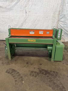 Famco #P-152, 16 gauge x 52" mechanical flying shear