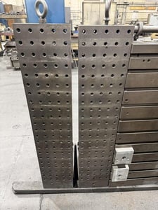 10" x 44" x 22" Drilled And Tapped Angle Plate Set