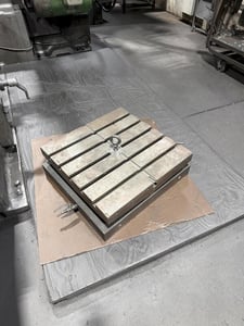 24" x 24" Devlieg, air lift rotary table