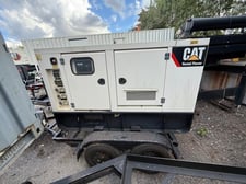 100 KW Caterpillar #XQ100, Portable Diesel Generator Set, Sound Attenuated Enclosure, 110-gallon base fuel