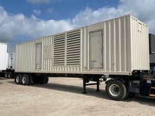 1500 KW Caterpillar #XQ1500, Diesel Power Module, 1200-gallon double wall fuel tank, 1800 RPM, 480 Volt, 756