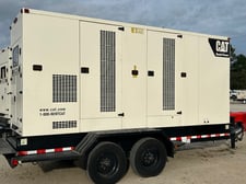 400 KW Caterpillar #XQ400, Portable Diesel Generator Set, Sound Attenuated Enclosure, 470-gallon base fuel