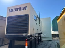 500 KW Caterpillar #3456, diesel generator set, 480 Volts, 544 hours, sound attenuated enclosure, fuel base