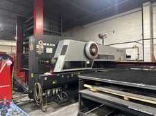 Amada #EMLK3610NT, laser / punch combo, 33 ton, 5' x 10' sheet, 58 station, 4 automatic index, 4000 watt
