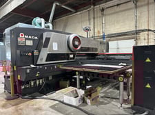 Amada #EMLK3610NT, laser / punch combo, 33 ton, 4000 watt Fanuc C4000 (AF-4000E) Co2 laser, 58 station King