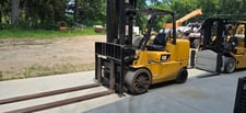 15500 lb. Caterpillar #GC70K, forklift, 3-stage mast, 188" lift height, propane fuel