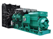 2250 KW Cummins DQKAF, Tier 2 Industrial Diesel Generator, QSK60 Series Engine, 480 Volts 60 Hz