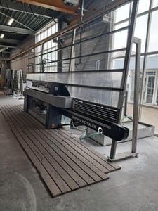 Bottero #Victralux-111-FX, Straight-Line Vertical Glass Edging Machine, 11-spindle, 1.57" x 1.57" min. glass