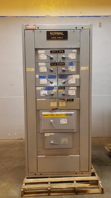 800 Amp. AV Line Switchboard, 480 Volts, Loaded F