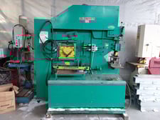 6" x 6" x 1/2" Uni-Hydro #120-24, 4 station ironworker, 7-1/2 HP, 1996