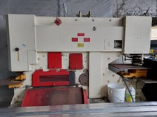 8" x 8" x 3/4" Geka #Hydracrop-165SD, ironworker, 5 station, 22 HP, 2006