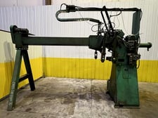 1/4" Blue Valley #T-1084, tube & pipe flanger, 15"-60" diameter capacity, 8"-60" tube length, 2-1/4" flange